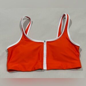 Old Navy Zip Up Bikini Top